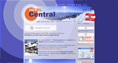 Desktop Screenshot of hotel-central.cc