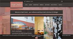 Desktop Screenshot of hotel-central.com
