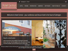 Tablet Screenshot of hotel-central.com